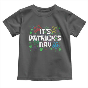 Funny It's St. Patrick's Day Toddler T Shirt TS09 Dark Heather Print Your Wear