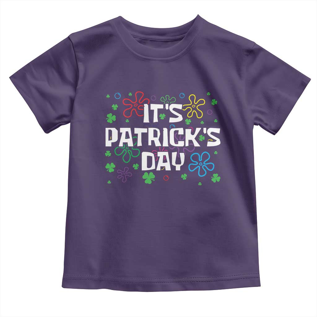 Funny It's St. Patrick's Day Toddler T Shirt TS09 Purple Print Your Wear