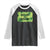 Funny St. Patrick's Day Dibs On The Redhead Raglan Shirt TS09 Black White Print Your Wear