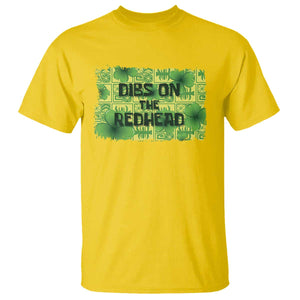 Funny St. Patrick's Day Dibs On The Redhead T Shirt TS09 Daisy Print Your Wear