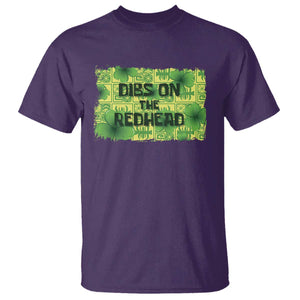 Funny St. Patrick's Day Dibs On The Redhead T Shirt TS09 Purple Print Your Wear