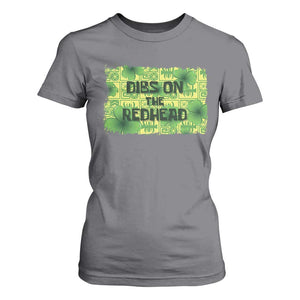 Funny St. Patrick's Day Dibs On The Redhead T Shirt For Women TS09 Charcoal Print Your Wear