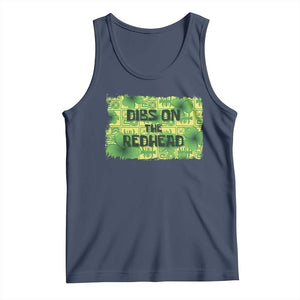 Funny St. Patrick's Day Dibs On The Redhead Tank Top TS09 Navy Print Your Wear