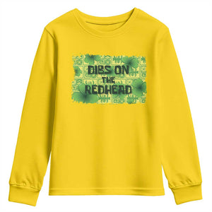 Funny St. Patrick's Day Dibs On The Redhead Youth Sweatshirt TS09 Daisy Print Your Wear