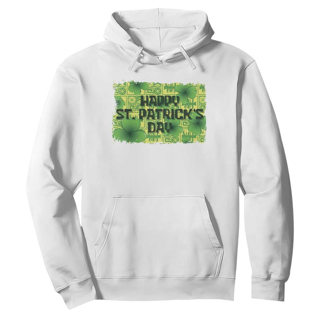 Funny Happy St. Patrick's Day Hoodie TS09 White Print Your Wear