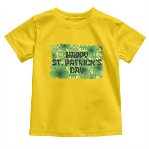 Funny Happy St. Patrick's Day Toddler T Shirt TS09 Daisy Print Your Wear
