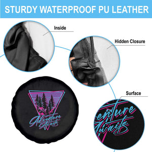 Camping Lover Spare Tire Cover Adventure Awaits Outdoors Hiking Mountains Climber TS09 Print Your Wear