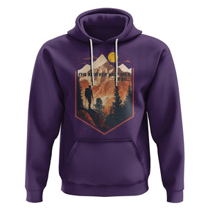 Funny Hiking Hoodie It's Another Half Mile Or So Road Trip TS09 Purple Printyourwear