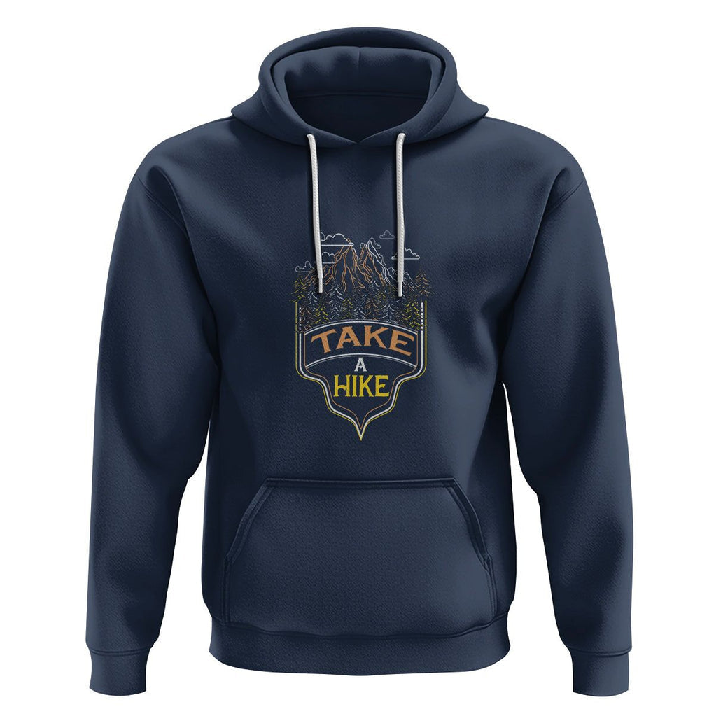 Hiking Lover Hoodie Take A Hike Outdoor Nature Scene TS09 Navy Printyourwear