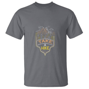 Hiking Lover T Shirt Take A Hike Outdoor Nature Scene TS09 Charcoal Printyourwear