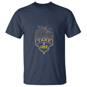 Hiking Lover T Shirt Take A Hike Outdoor Nature Scene TS09 Navy Printyourwear