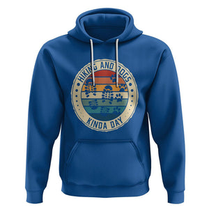 Hiking And Dogs Hoodie Kinda Day Outdoor Lover Dog Owner TS09 Royal Blue Printyourwear