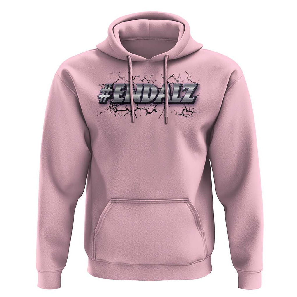 ENDALZ Alzheimer Dementia Awareness Hoodie TS09 Light Pink Print Your Wear