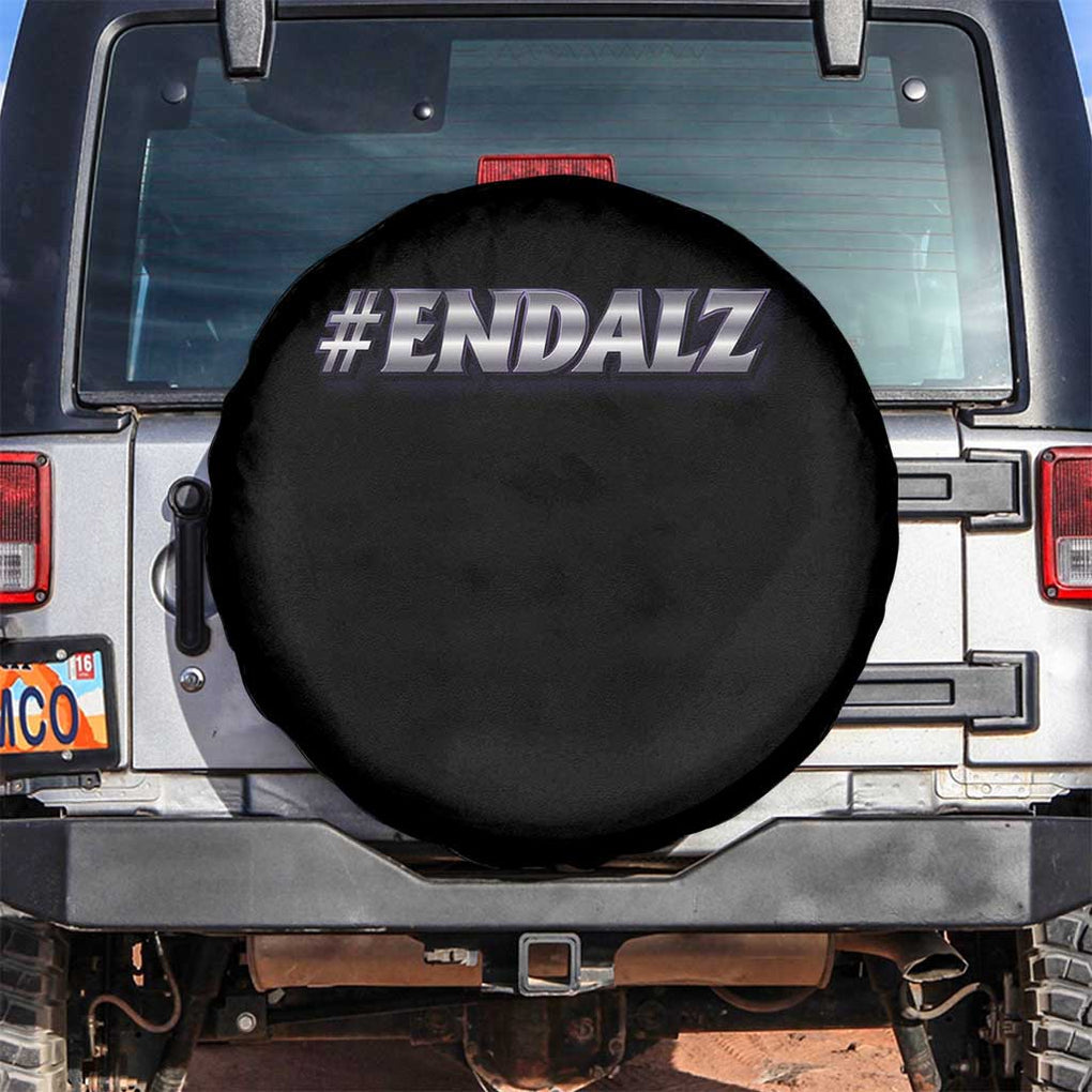 ENDALZ Alzheimer Dementia Awareness Spare Tire Cover TS09 No hole Black Print Your Wear