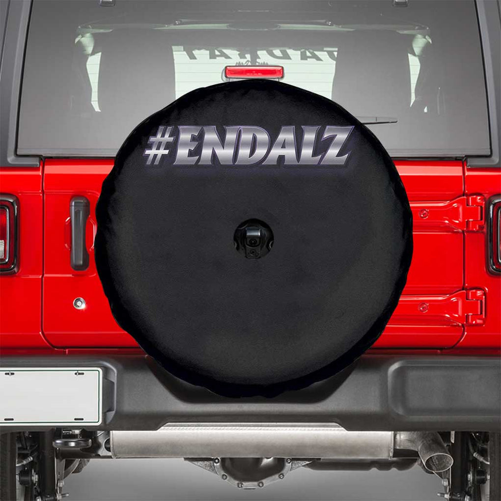 ENDALZ Alzheimer Dementia Awareness Spare Tire Cover TS09 Black Print Your Wear