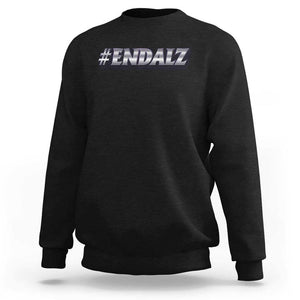 ENDALZ Alzheimer Dementia Awareness Sweatshirt TS09 Black Print Your Wear