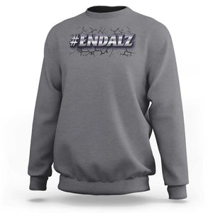 ENDALZ Alzheimer Dementia Awareness Sweatshirt TS09 Charcoal Print Your Wear