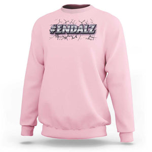 ENDALZ Alzheimer Dementia Awareness Sweatshirt TS09 Light Pink Print Your Wear