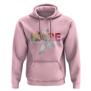Hope Brain Tumor Awareness Gray Ribbon Hoodie TS09 Light Pink Print Your Wear