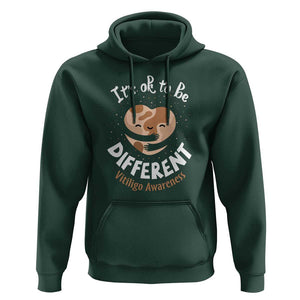 Vitiligo Awareness Hoodie Its Ok To Be Different TS09 Dark Forest Green Print Your Wear