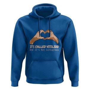 Vitiligo Awareness Hoodie It's Called Vitiligo And It's Not Contagious TS09 Royal Blue Print Your Wear