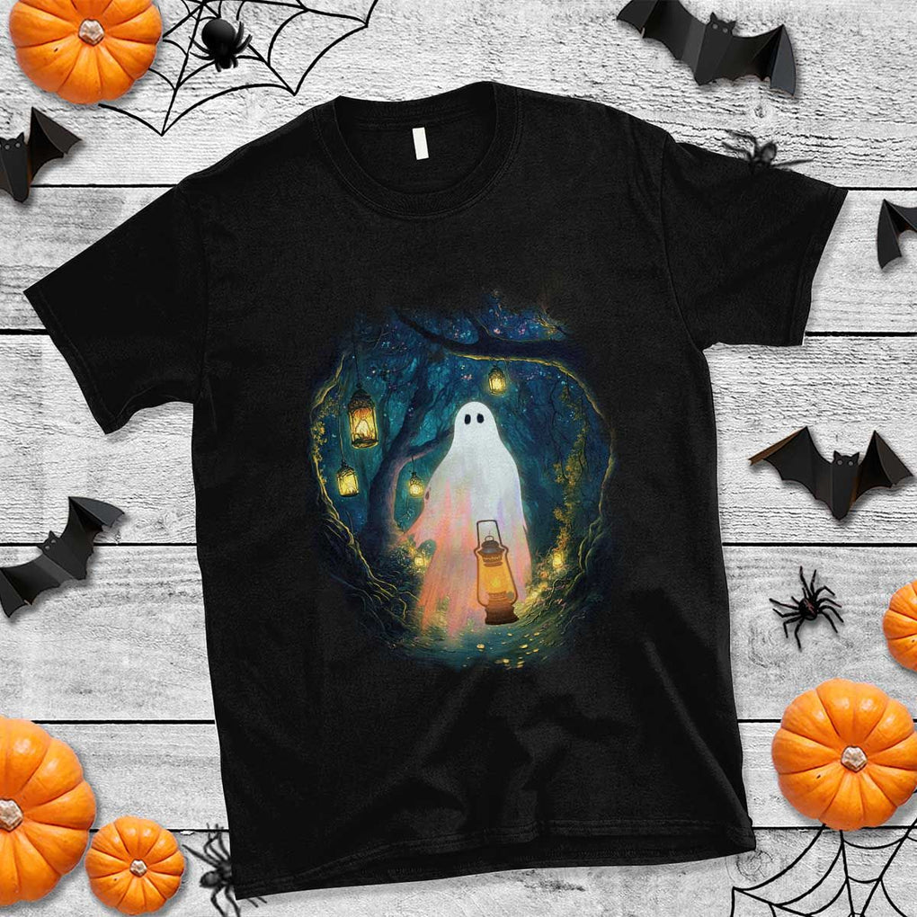 Ghost T Shirt Ghost In The Forest Shirt TS09 Black Print Your Wear
