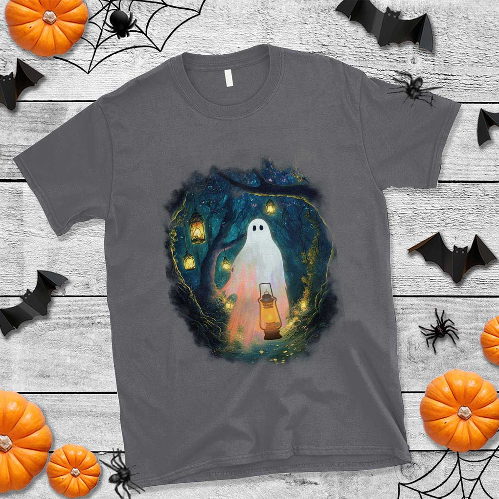 Ghost T Shirt Ghost In The Forest Shirt TS09 Charcoal Print Your Wear