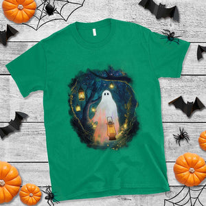 Ghost T Shirt Ghost In The Forest Shirt TS09 Irish Green Print Your Wear