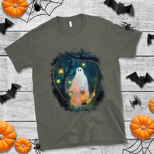 Ghost T Shirt Ghost In The Forest Shirt TS09 Military Green Print Your Wear