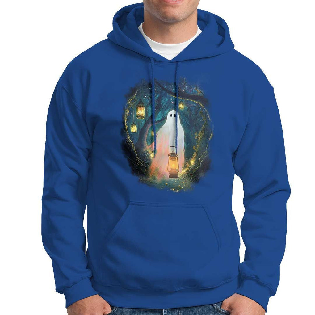 Ghost Hoodie Ghost In The Forest Shirt TS09 Royal Blue Print Your Wear