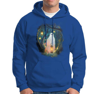 Ghost Hoodie Ghost In The Forest Shirt TS09 Royal Blue Print Your Wear