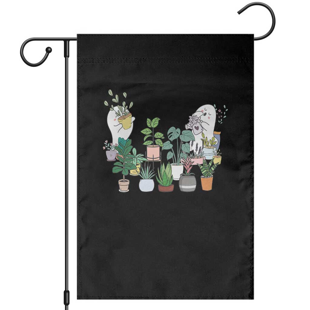 Ghost Garden Halloween Gardener Gardening Garden Flag TS09 Black Print Your Wear