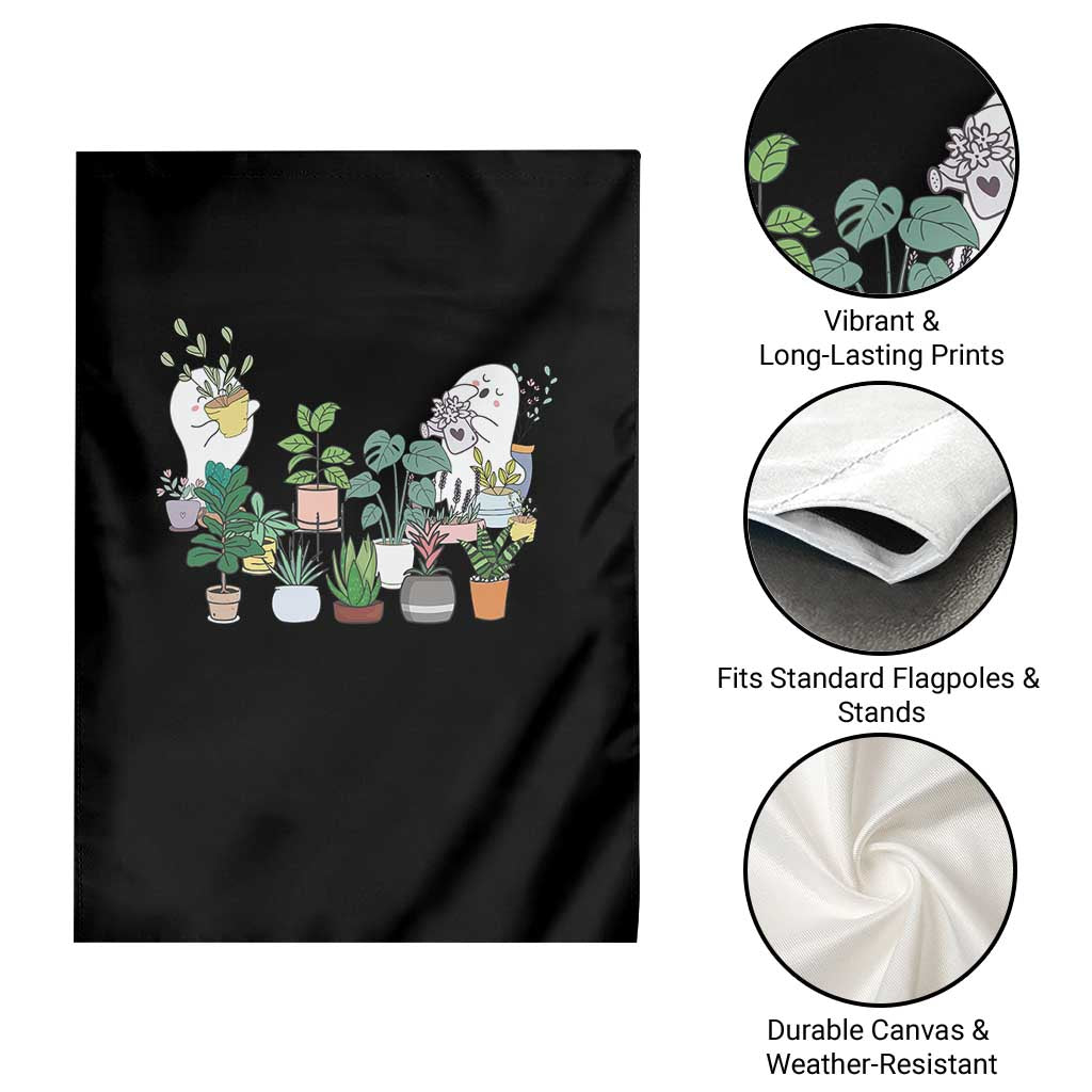 Ghost Garden Halloween Gardener Gardening Garden Flag TS09 Print Your Wear