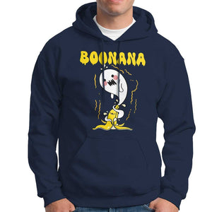 Halloween Hoodie Banana Ghost Boonana Cute Costume TS09 Navy Print Your Wear