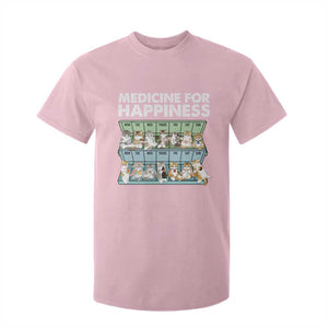 Cute Cats Are for Happiness Mental Health T Shirt For Kid TS09 Light Pink Print Your Wear