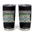 Mental Health Tumbler Cup Medicine For Happiness Cute Cat TS09 Black Print Your Wear