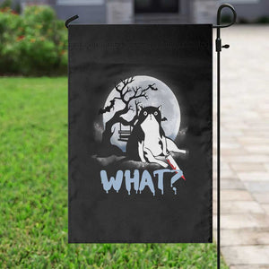 Halloween Cat Garden Flag What Cat Murder Spooky Season TS09 Print Your Wear
