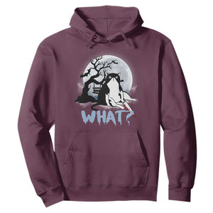Halloween Cat Hoodie What Cat Murder Spooky Season TS09 Maroon Print Your Wear