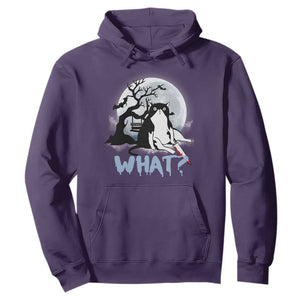 Halloween Cat Hoodie What Cat Murder Spooky Season TS09 Purple Print Your Wear