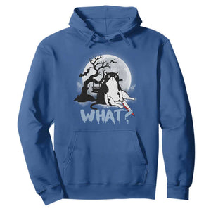 Halloween Cat Hoodie What Cat Murder Spooky Season TS09 Royal Blue Print Your Wear