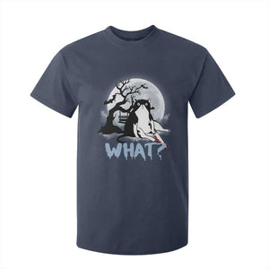 Halloween Cat T Shirt For Kid What Cat Murder Spooky Season TS09 Navy Print Your Wear