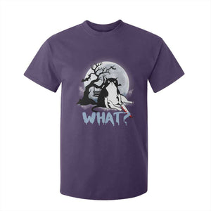 Halloween Cat T Shirt For Kid What Cat Murder Spooky Season TS09 Purple Print Your Wear