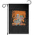 Funny Halloween Skeleton Riding Dinosaur Garden Flag TS09 Black Print Your Wear