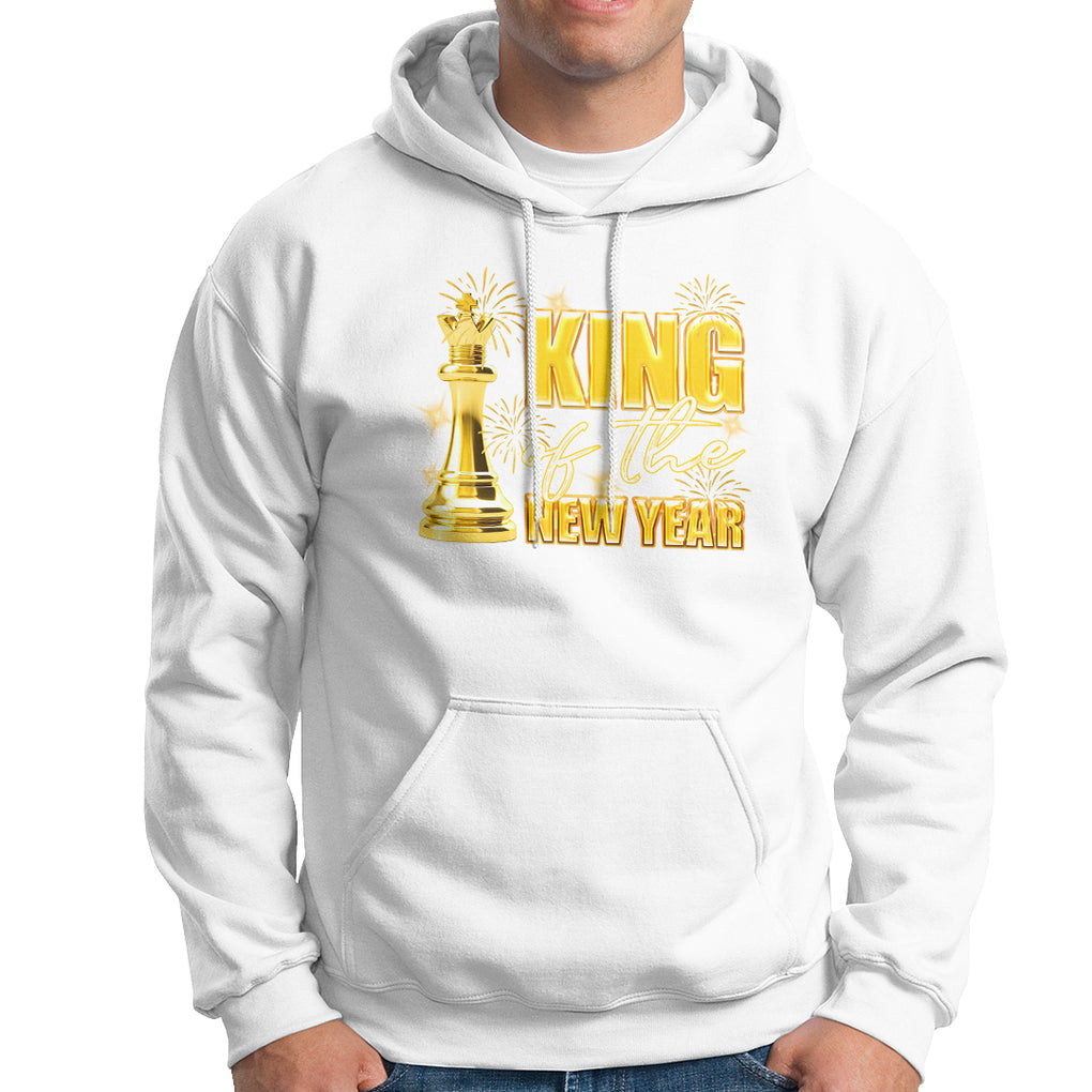 King Of The New Year Eve Happy Lucky Firework Hoodie TS09 White Printyourwear