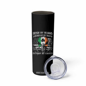 Irish American Skinny Tumbler Irish By Blood American By Birth Patriot By Choice TS09 Print Your Wear