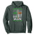 American By Birth Irish By The Grace Of God Hoodie TS09 Dark Forest Green Print Your Wear