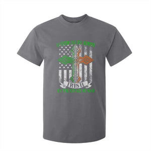 American By Birth Irish By The Grace Of God T Shirt For Kid TS09 Charcoal Print Your Wear