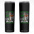 American By Birth Irish By The Grace Of God Skinny Tumbler TS09 Black Print Your Wear