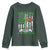 American By Birth Irish By The Grace Of God Youth Sweatshirt TS09 Dark Forest Green Print Your Wear
