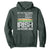 Irish American Pride Hoodie My Blood Runs Ireland America Flag TS09 Dark Forest Green Print Your Wear